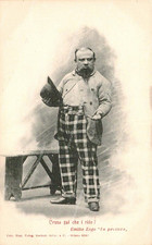 dl337 cartolina napoli, costumi napoletani,emilio zago