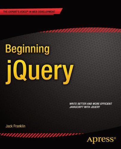 Beginning jquery franklin - beginning,