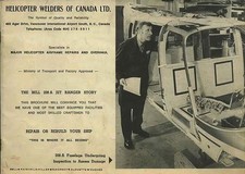 Helicopter Welders of Canada Ltd: the Bell 206A jet ranger story.