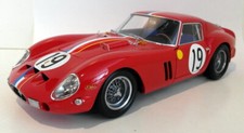 KYOSHO 1:18 AUTO DIE CAST FERRARI 250 GTO 1962 LE MANS #19 ART 08432A