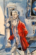 Quadro Acquerello Ritratto