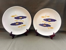 Due piatti piani ceramica laveno f.lli Revelli anni '70 *