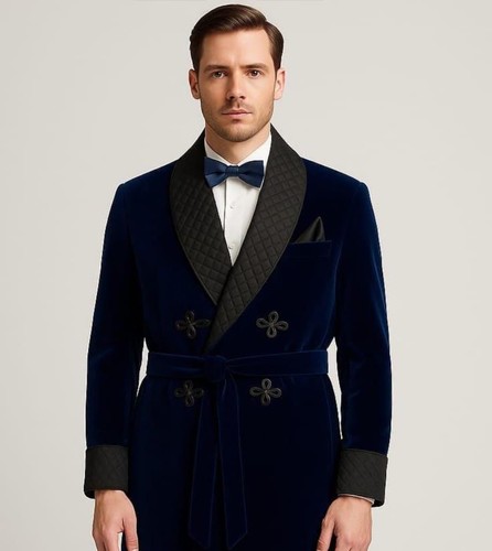 Men navy velvet - men's,