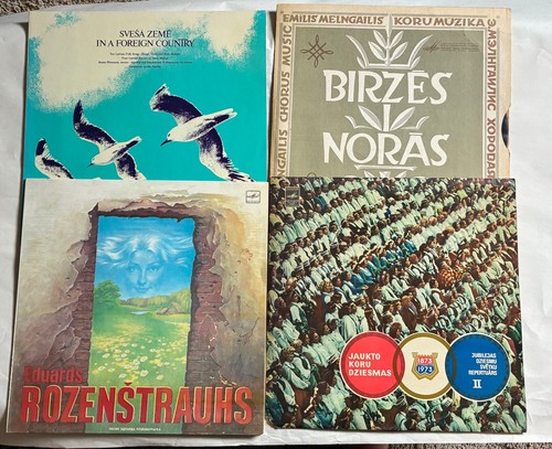 Lot vintage latvian music - lot,