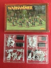 Warhammer BOX GRUPPO COMANDO GUARDIA ETERNA + 14 WOOD ELF ETERNAL GUARD Metallo