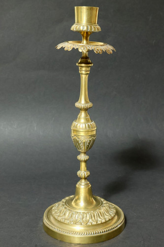Vecchio ottone candelabro - ottone,