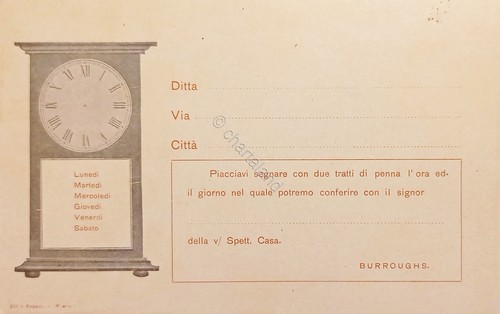 Cartolina pubblicitaria - cartolina,