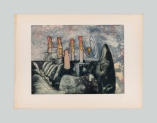 Roberto Sebastian MATTA - "Senza titolo", 1970 - Acquaforte, 56 x 76 cm