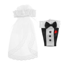  2 Pezzi Copribottiglie Sposi