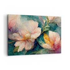Quadro su Tela 100x70cm Fiori