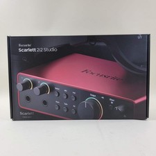 Nuovo Focusrite Scarlett 2i2 Studio 4a Generazione 2 Canali Preamplificatore
