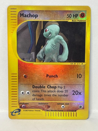 Pokemon machop reverse holo - pokemon,