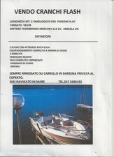 Barca CRANCHI FLASH - Lunghezza mt. 5 - omologata per n. 07 persone - 