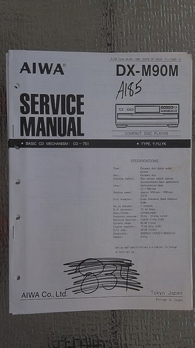 Aiwa m90m manuale - aiwa, di