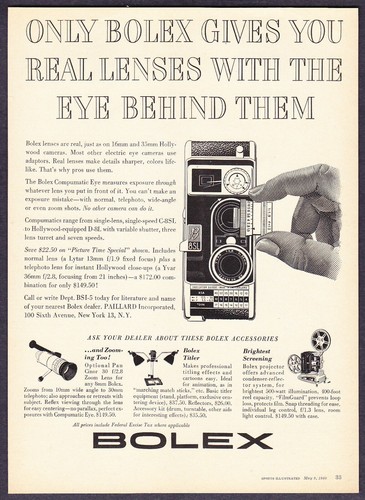 Obiettivo fotocamera bolex - obiettivo,