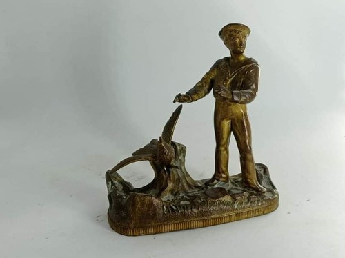 Scultura liberty marinaio con - marinaio,