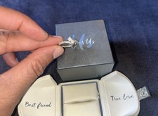 14K White Gold Ever Us Diamond