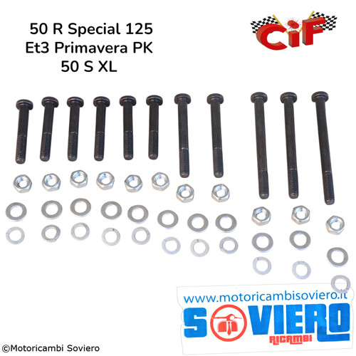 Kit prigionieri carter motore - prigionieri,