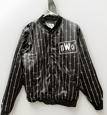 Giacca linea gesso nuova senza scatola raso a righe chiusura a scatto maglione colletto/polsino taglia S