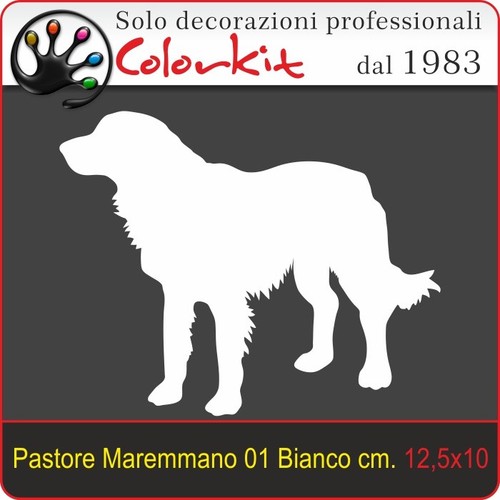 Adesivo cane pastore - pastore, maremmano