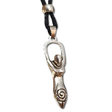Collana cordino ciondolo dea