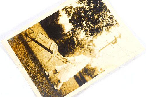 Little boy pushing wooden - pushing,