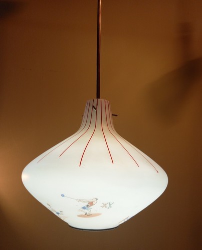 Lampada sospensione opaline - sospensione,