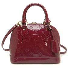 Borsa a mano Louis Vuitton Verni Alma BB M50565 magenta/252794