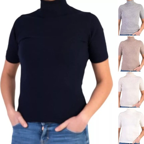 Maglia donna cashmere collo