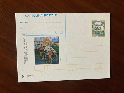 1995 cortona cartolina postale - 1995,