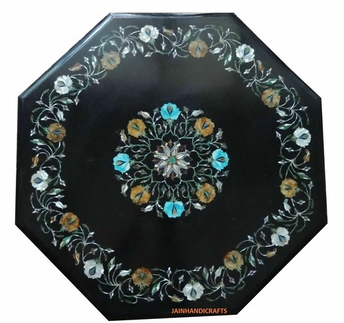 Tavolo marmo nero sala - 2'x2',
