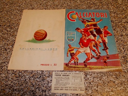 Album figurine calciatori - figurine, 1958