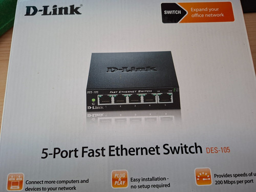 Switch fast ethernet link - fast, d‐link