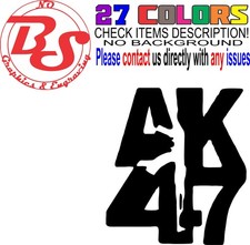 Decalcomania Vinile 6" AK47