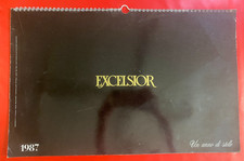 CALENDARIO EXCELSIOR Anno 1987 BROOKE SHIELDS CORINNE CLER Y PATRIZIA PELLEGRINO