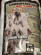 Tuta Ghillie mimetica da neve