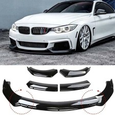 ABS SPOILER SOTTO PARAURTI ANTERIORE SPLITTER PER BMW E82 E90 E46 F30 UNIVERSAL