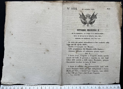 Décret 1859 legge lavori - 1859,