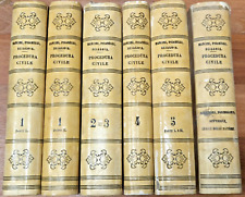COMMENTARIO DEL CODICE DI PROCEDURA CIVILE STATI SARDI 6 volumi COMPLETO 1855