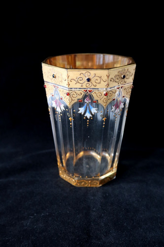 Antico vaso boemo - , moser