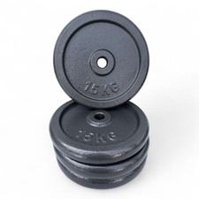 4 X Disco Ghisa Nero15 Kg Foro