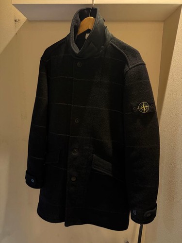 Cappotto lana stone island - cappotto,