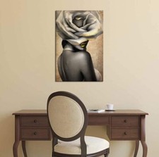 Quadro su tela moda donna arte