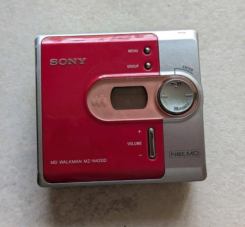 Sony walkman n420d netmd - md,