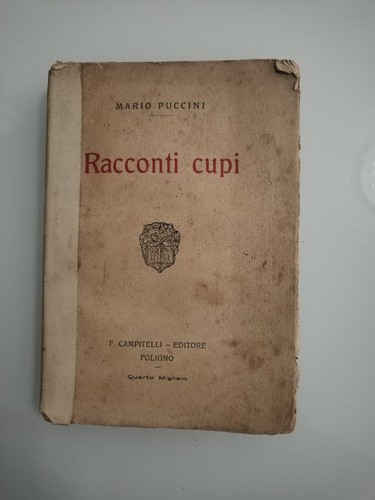 Mario puccini racconti cupi - puccini,
