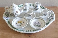 Portmeirion botanic garden 25th anniversary special edition miniature tea set