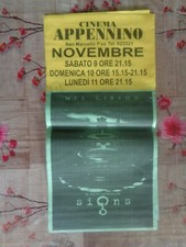 locandina SIGNS (2002) M.GIBSON J.PHOENIX R.CULKIN A.BRESTIN  tipo FOTOBUSTA