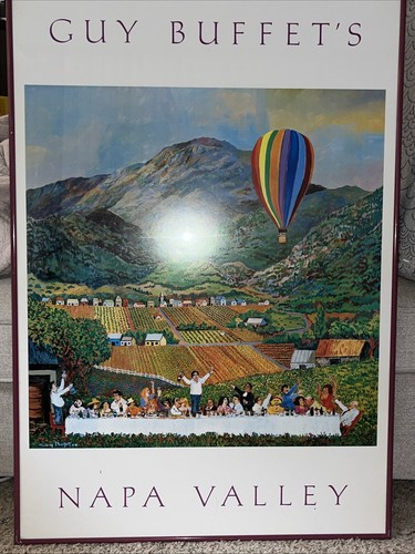 Poster guy buffett napa valley - guy,