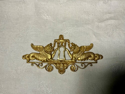 Cache serrure bronze doré - dorÉ, au