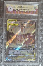 Espeon & Deoxys GX Alleati (Full Art) ITA - Graad 8 (HOLO) - SM240 - NEAR MINT